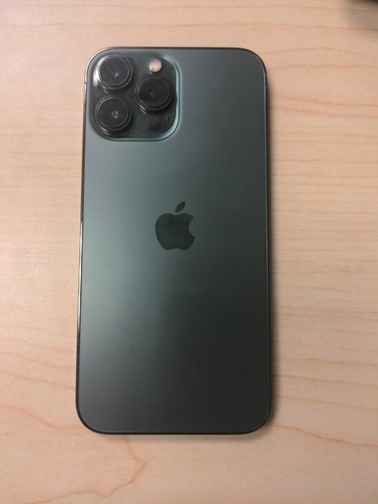 iPhone 13 Pro Max 256 Green Cricket Only Good Condition Clean IMEI
