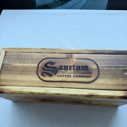 Wood coffees box