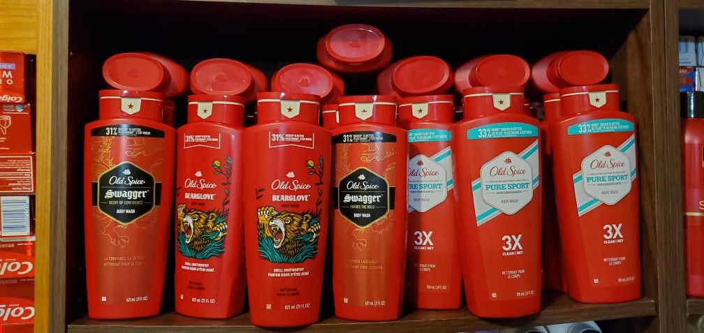 Old Spice Body Wash 5 Botellas Por $20 5 Bottles For $20