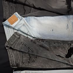 10 Pairs Of Jeans, 3 Hoodies, 1 Pair Of Shorts