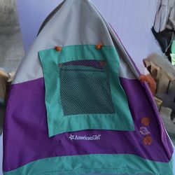 American girl Doll  camping tent