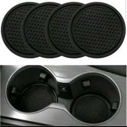 4pcs Car Cup Coaster, Car Accessories