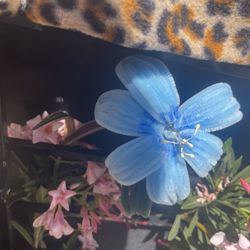 Blue Handcrafted Flower Single