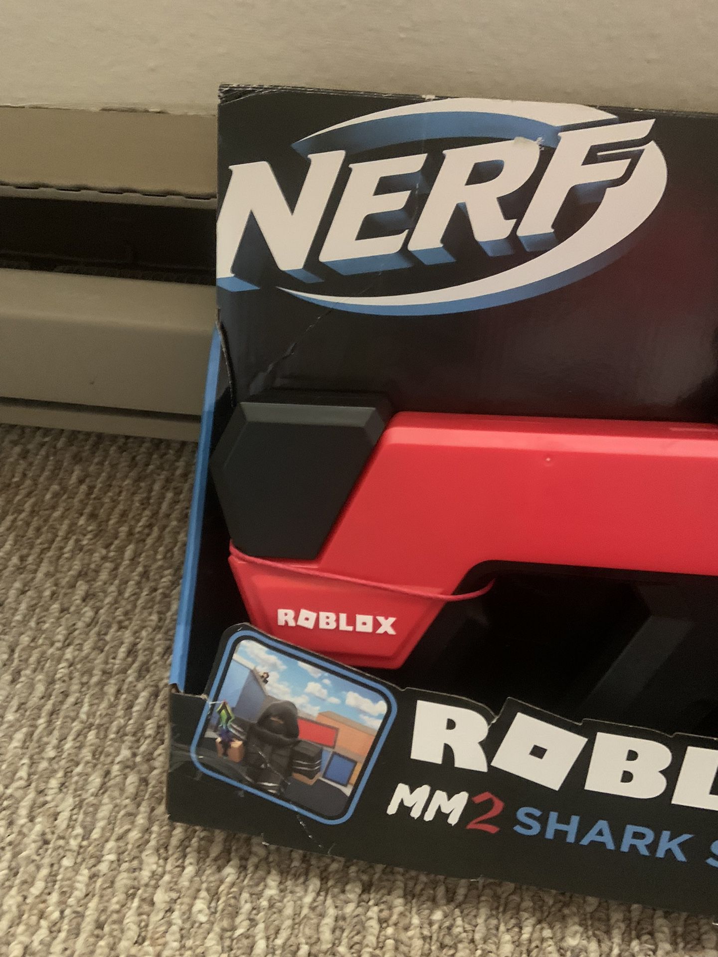 MM2 Roblox Shark Seeker Nerf gun, Hobbies & Toys, Toys & Games on Carousell