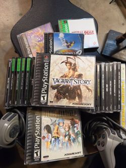 PlayStation 1 Game Lot + Accessories - $325 Cash Only - Vagrant Story, Final Fantasy etc