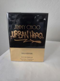 JIMMY CHOO URBAN HERO GOLD EDITION 3.3oz/100ml, NEW SEALED BOX 