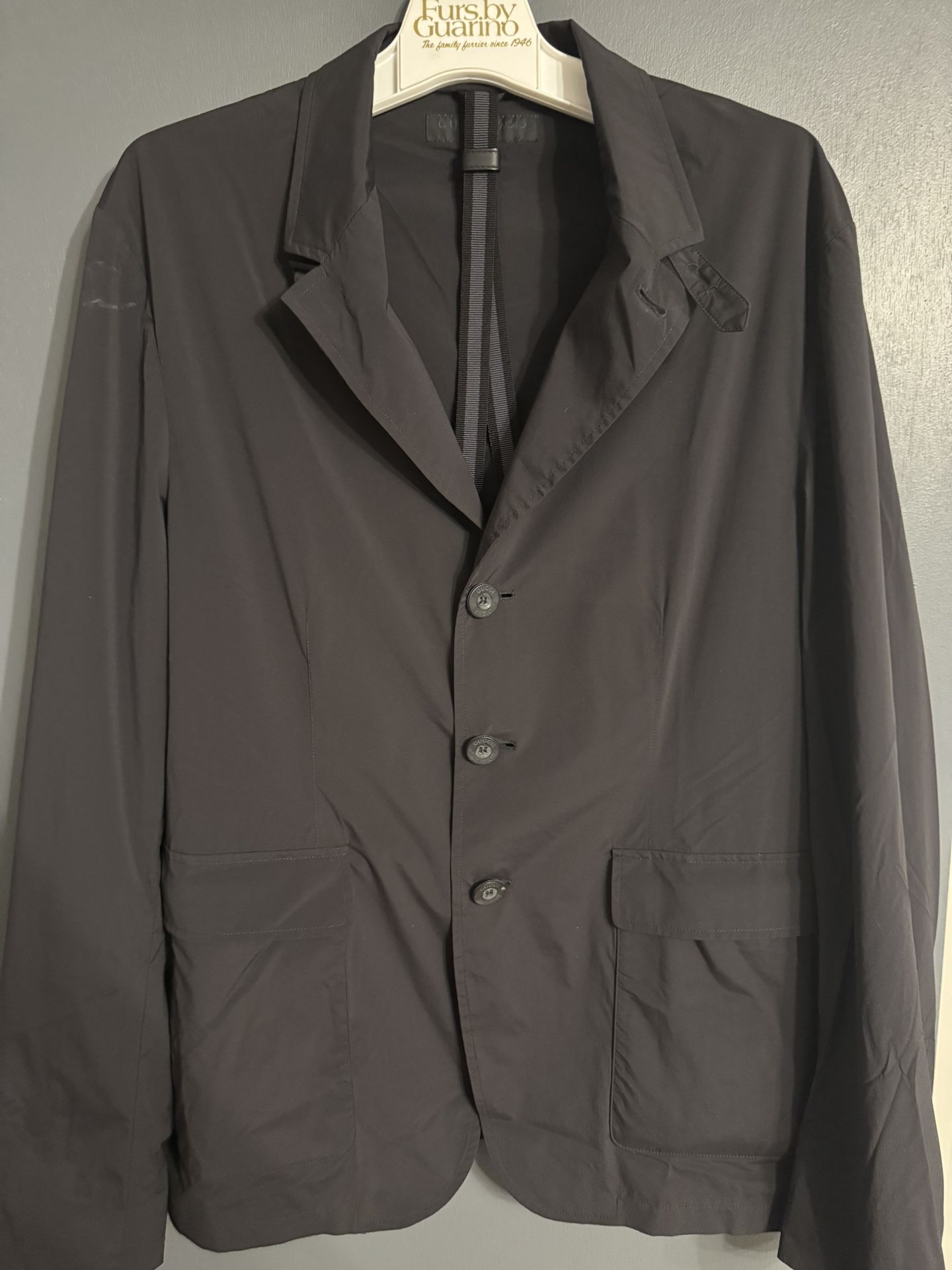 Mens Gucci Black Windbreaker Size 52