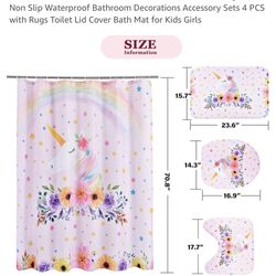 Unicorn Bathroom Set