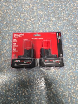 Milwaukee M12 RedLithium XC3.0 Battery 2-Pack