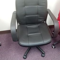 Leather Manager's Chair Office Rolling 