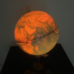 Mid Century Modern Soviet Era Globe Light