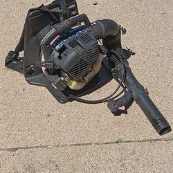 New carburetor new lines tuned ready for work backpack leaf blower Homelite. $200 with trade in or $250. 23 Mile and Card Macomb Township Michigan