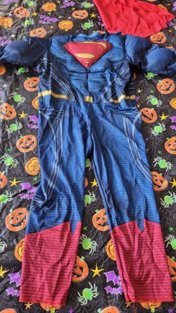 Kids Superman Halloween Costume with Cape Size XS