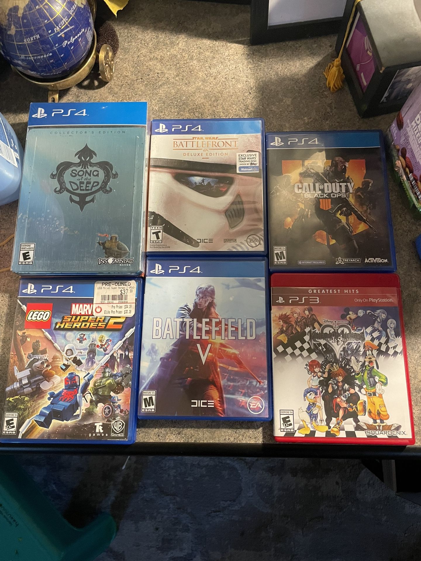 Ps4 and Ps3 games
