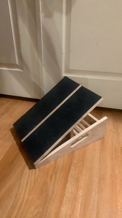 Wooden Adjustable Slant Board – Calf Stretcher / Squat Wedge