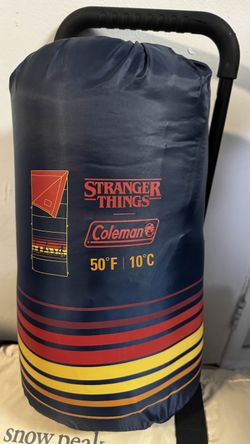 NEW! Coleman Stranger Things 50°F Sleeping Bag