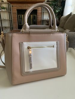 Ladies Pink/White Purse