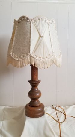 Vintage side table lamp