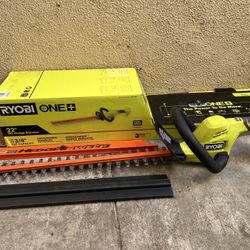 RYOBI ONE+ 18V 22 in. Lithium-lon Cordless Hedge Trimmer (Tool Only)