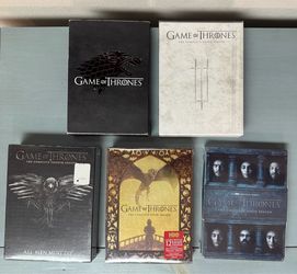 Six Complete Game of Thrones Seasons on DvD (3 NEW SEALED) $25 for All