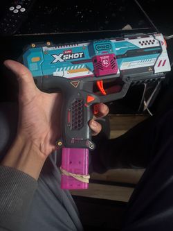 X shot toy bullet blaster automatic