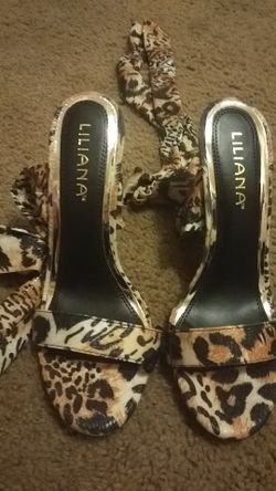 Cheetah print heels