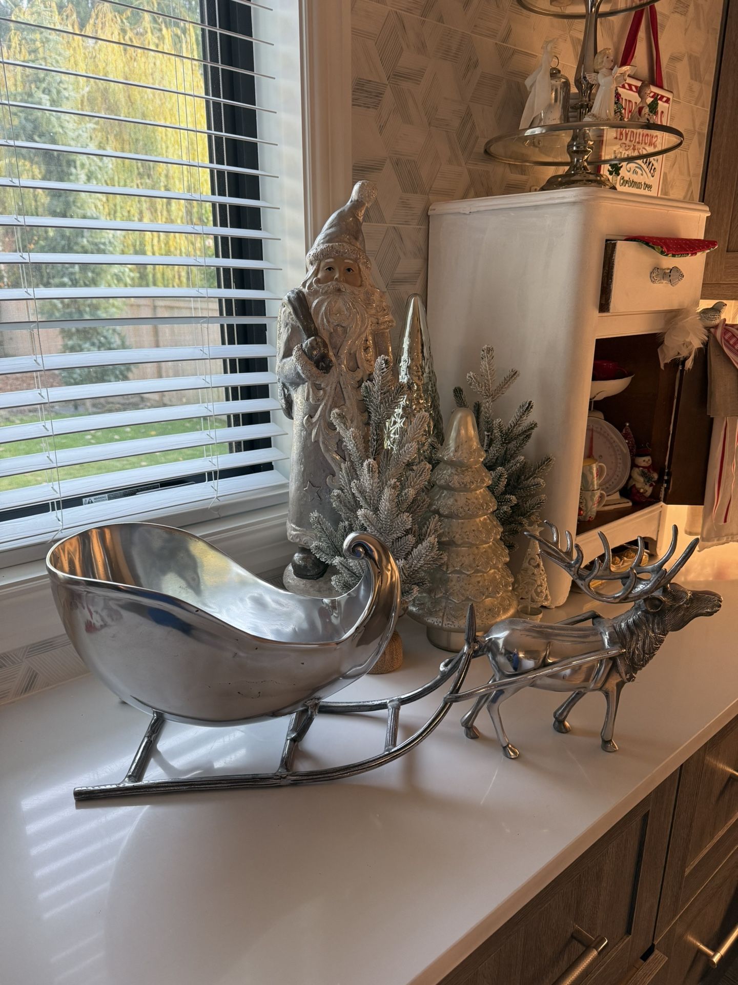 Christmas Reindeer Wine Cooler/Centerpiece