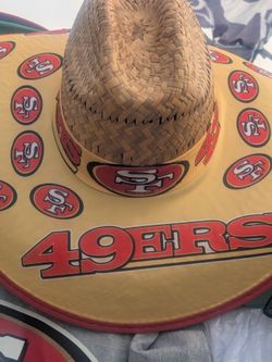 49ers Straw Hat