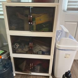 Storage Cabinet w/Wheels 