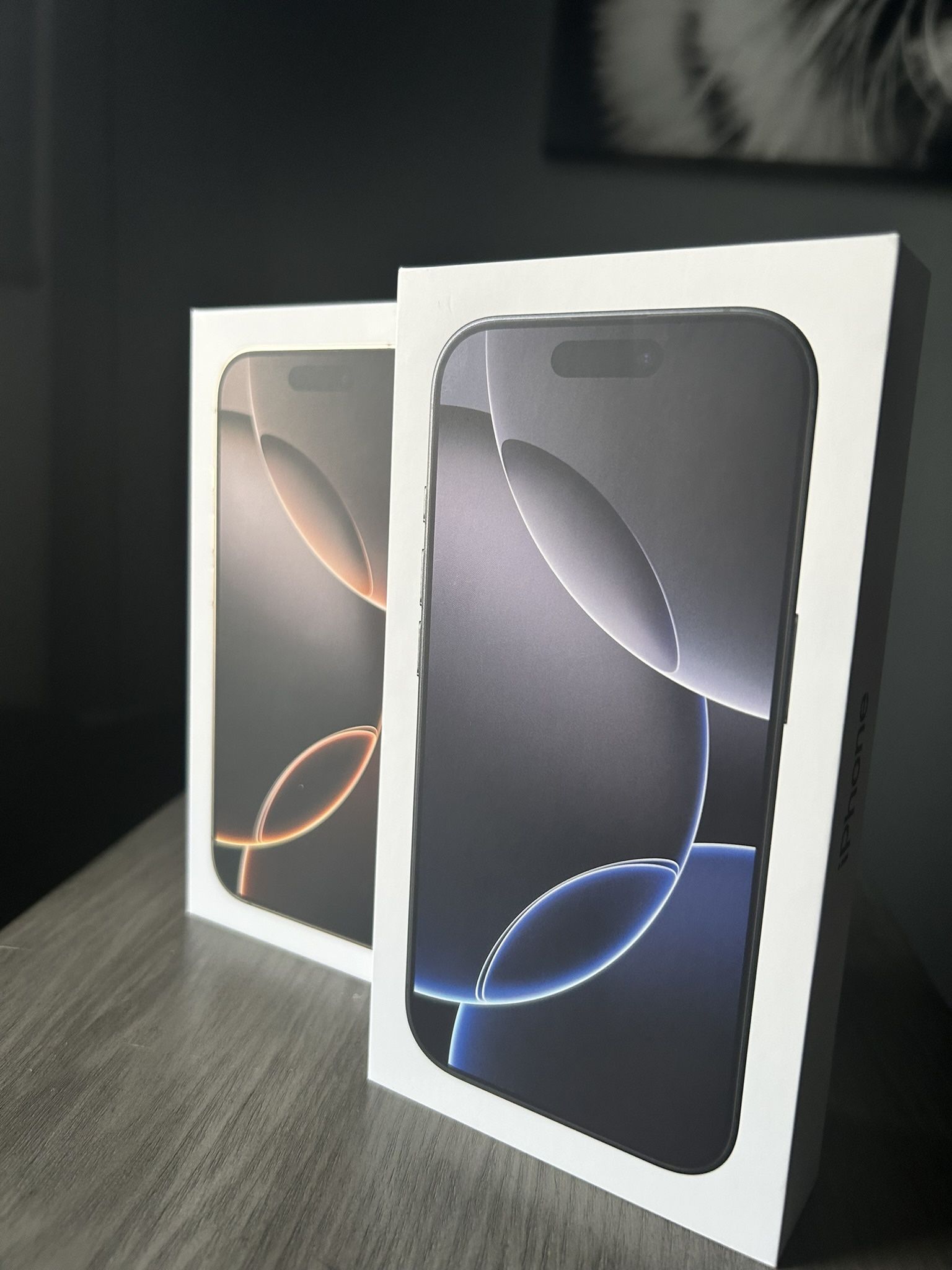 Apple iPhone 16 Pro 6.1" 256GB 48MP 5G Black & Desert Titanium Carrier Unlocked eSIM