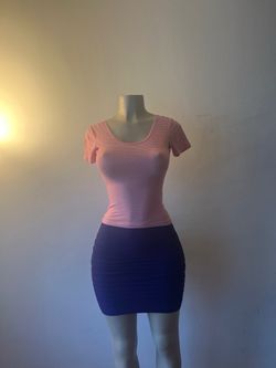 Red Striped Top Size Xs
