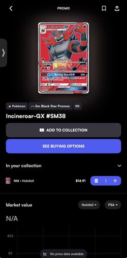 Pokémon Incineroar-GX SM38 PSA GRADE 10