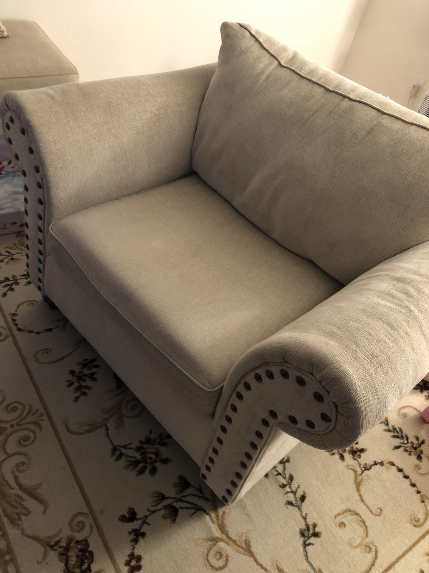 Artisan Beige Oversized Chair