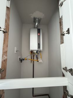 Tank/ Tankless water heater install