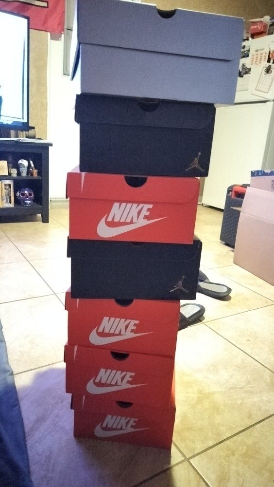 Nike And Jordan Boxes No Shoes