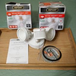 Defiant White Outdoor Motion Activated LED Security Light