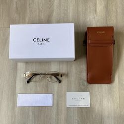 CHLINE Women’s Gold and White Sunglasses 