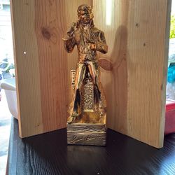 Elvis Presley ‘77 Gold Whiskey Decanter (No Alcohol)