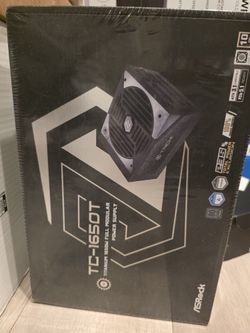 ASRock TC-1650T 1650W 80+ Titanium Power Supply – New Sealed