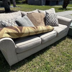 Free Couch, Rug and Ottoman 
