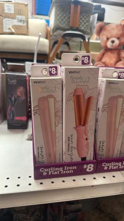 Vivitar Simply Beautiful Ceramic Mini Curling & Flat Iron