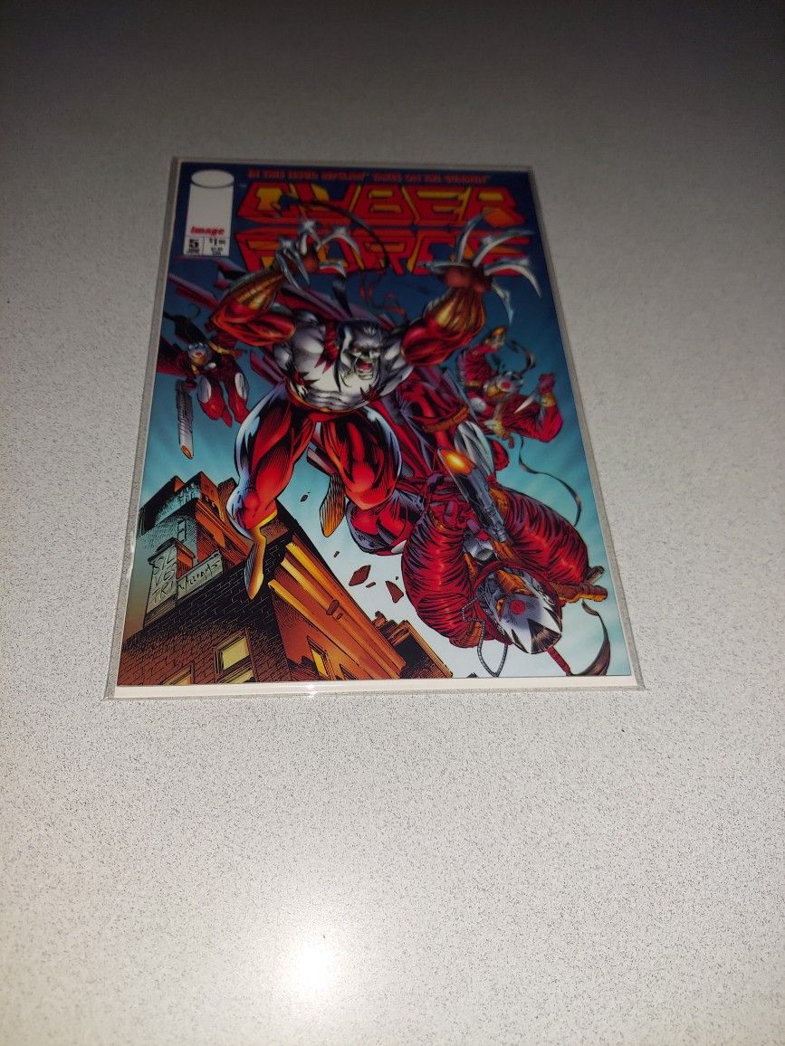 1994 CYBER FORCE #5 COMIC BAGGED AND BOARDED