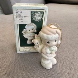 Precious Moments Ornament "Bringing You A Merry Christmas” (1994)