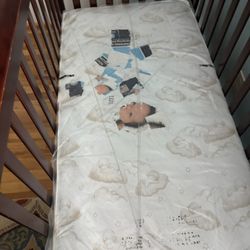 Baby Mahogany Crib