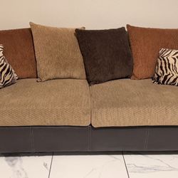 Sofas Set With Two Small Sofa Seat And Middle Table 