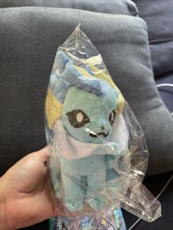 Rare Vaporeon 7" Pokemon Limited Eevee Collection Plush Japan Exclusive New