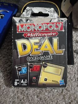 Monopoly millionaire deal card game