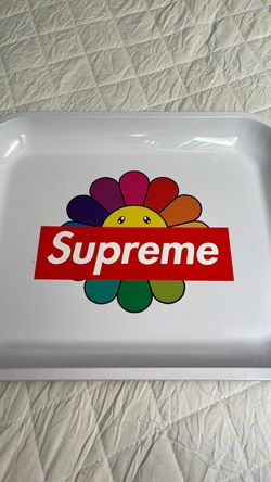 Supreme x Takashi Murakami White Metal Tray