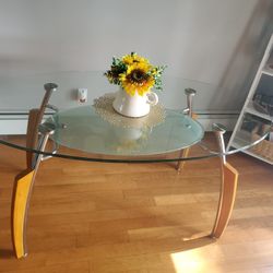 Dining Room Glass Top Table 
