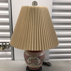 Vintage Wildwood Crackle Porcelain Ginger Jar Lamp - 28” To Finial